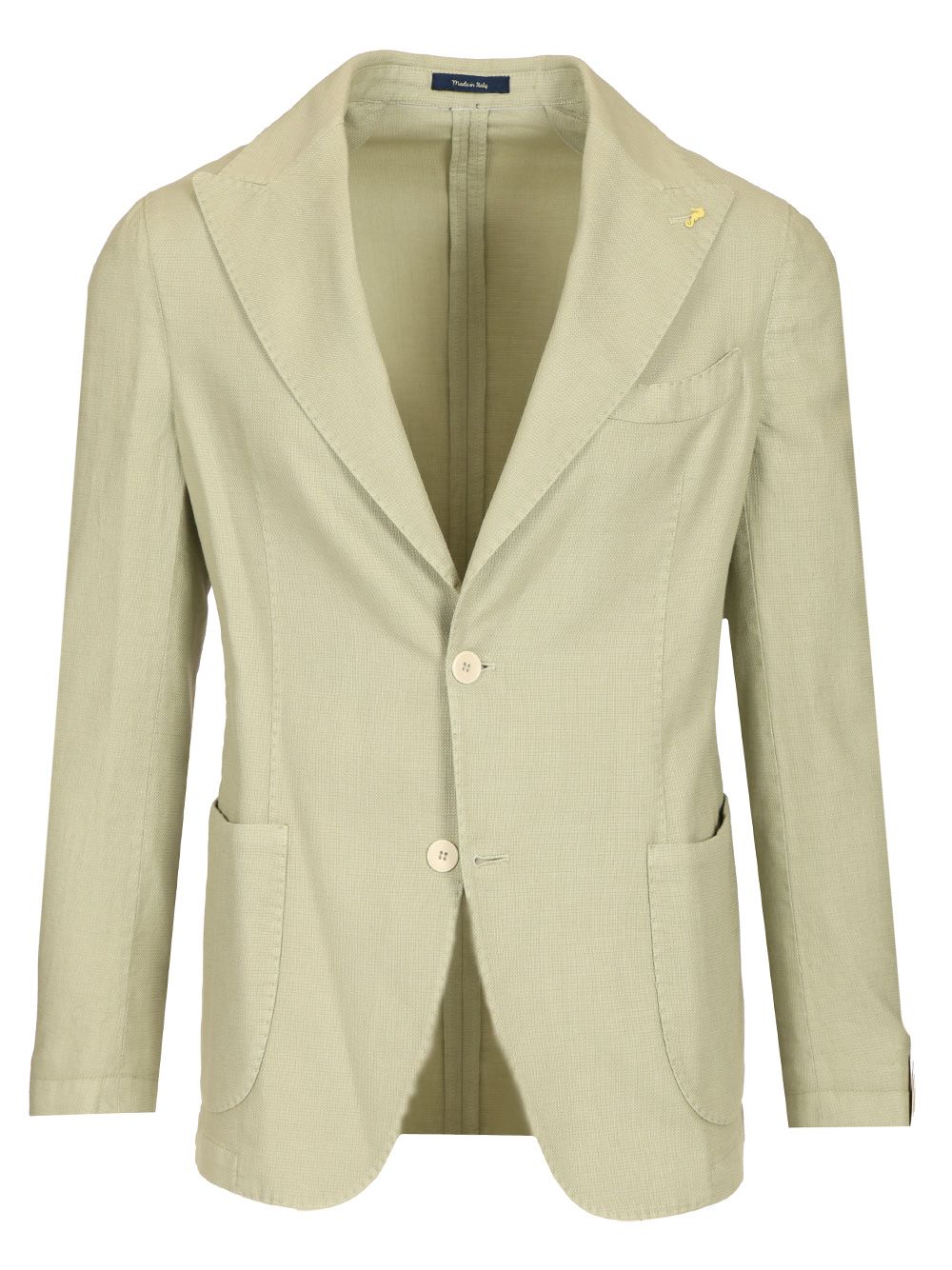 Guarinucci Cotton Linen Blazer Jackets - Green | 8b61e15d8307ac4ecd2f6c6ee7a2de9d88127cb9