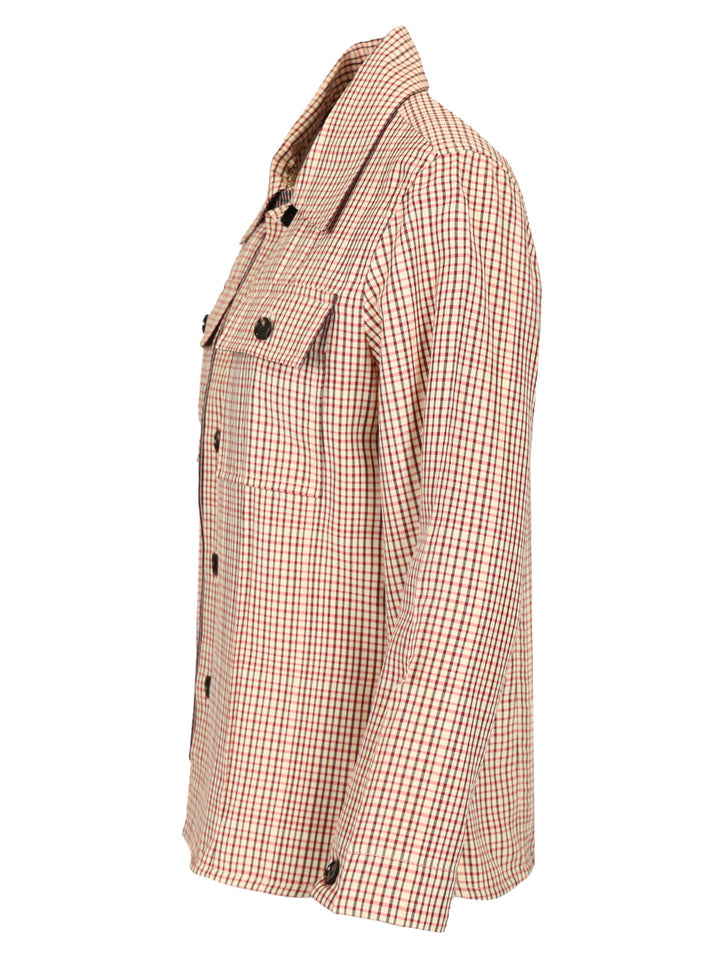 Bottega Veneta Checked Viscose Shirt Shirts - Multicolor | 5a18d3934df9e61d09b64fface00a6dcdf404531