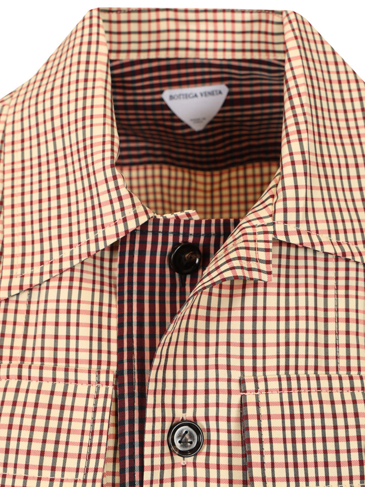 Bottega Veneta Checked Viscose Shirt Shirts - Multicolor | 47e84d88607f537e2671b03eaa01e98951a8e33b