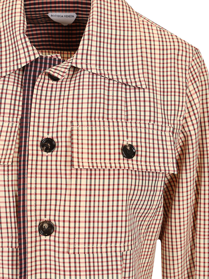 Bottega Veneta Checked Viscose Shirt Shirts - Multicolor | 6ae3f44f335200a0e2ee4c170137350287e9cbf8