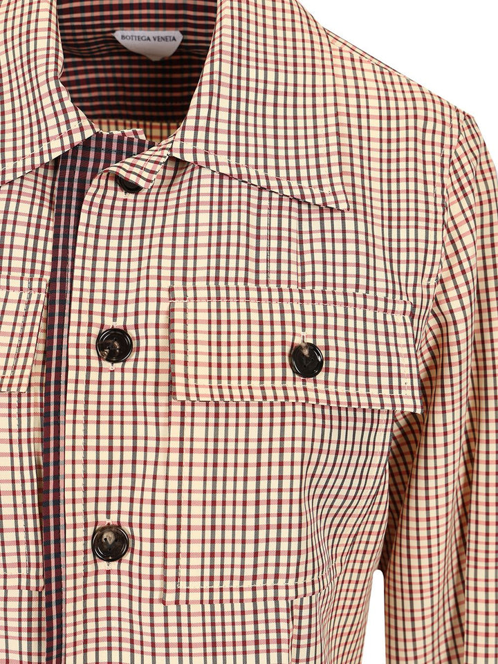 Bottega Veneta Checked Viscose Shirt Shirts - Multicolor | 0ecda9dcef378f4a37194d4ddade81a54f468662