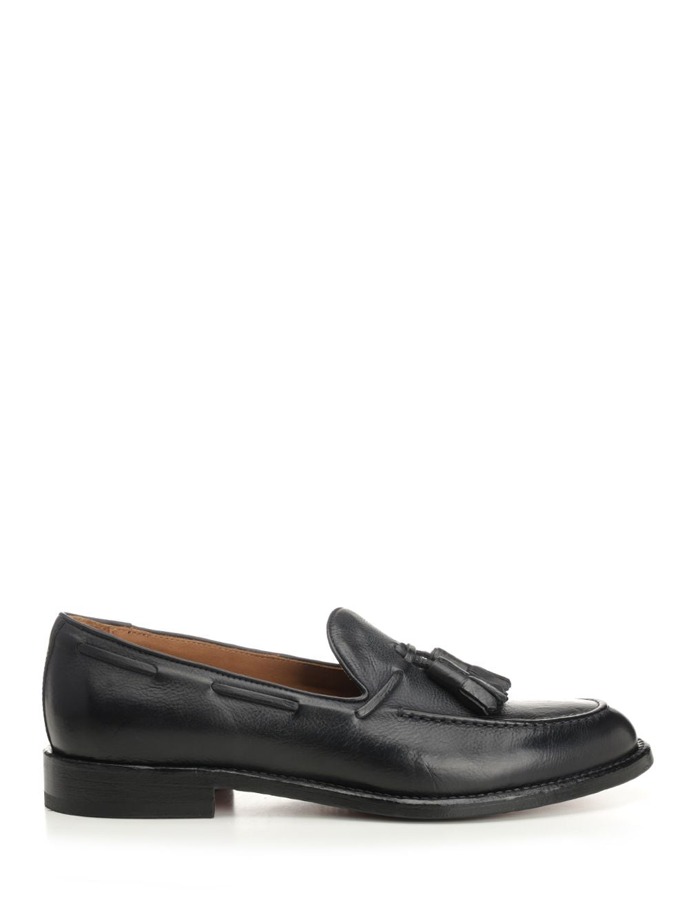 Corvari Blue Leather Mocassin Loafers - Blue | 2f5c28e2edc90981d1b6c02b2a63f8849f918219