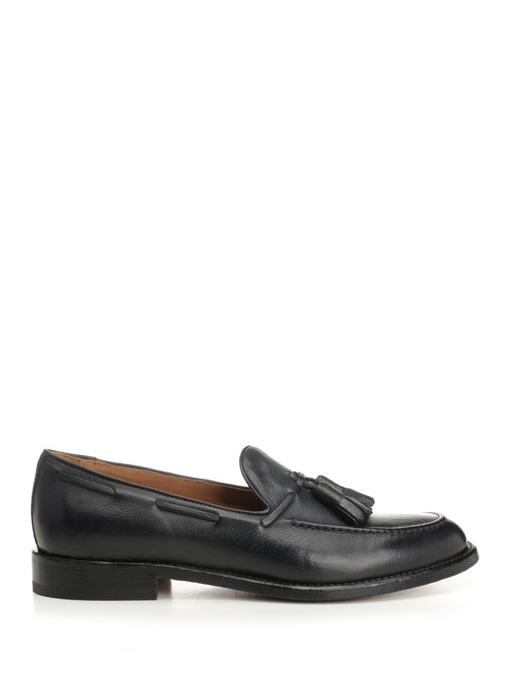 Corvari Blue Leather Mocassin Loafers - Blue | 2f5c28e2edc90981d1b6c02b2a63f8849f918219