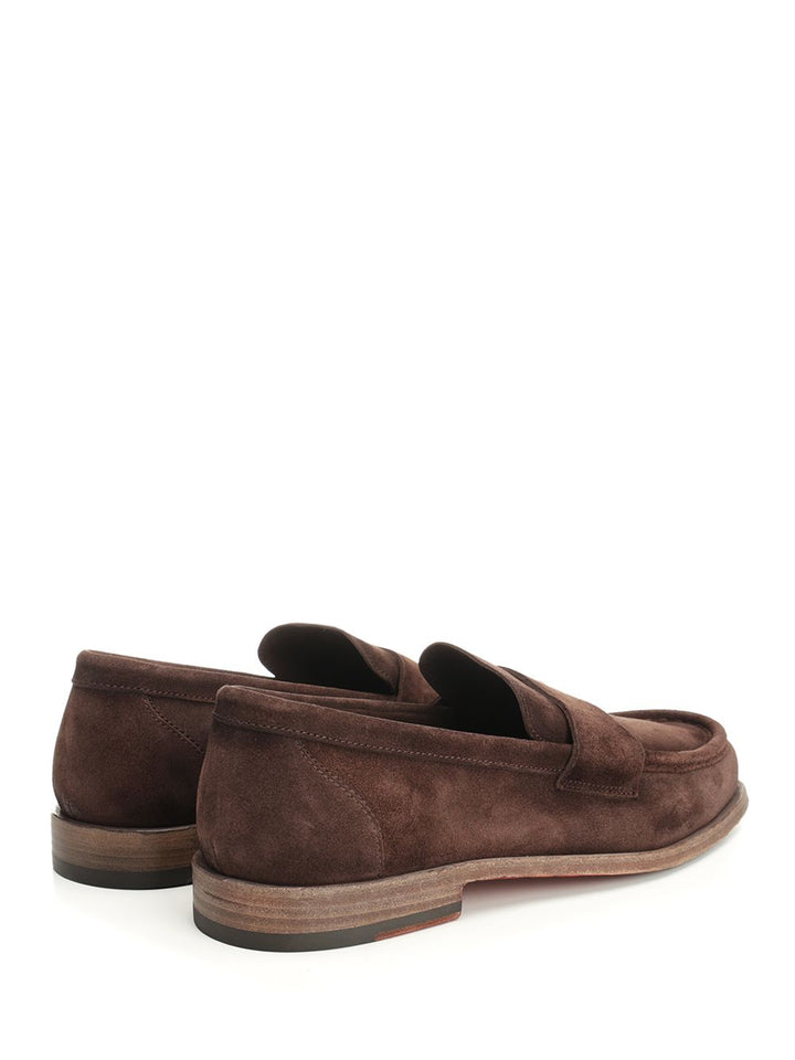 Corvari Suede Moccasin Loafers - Brown | af40d4329917c83065acd6f7ebea260eea642c5a