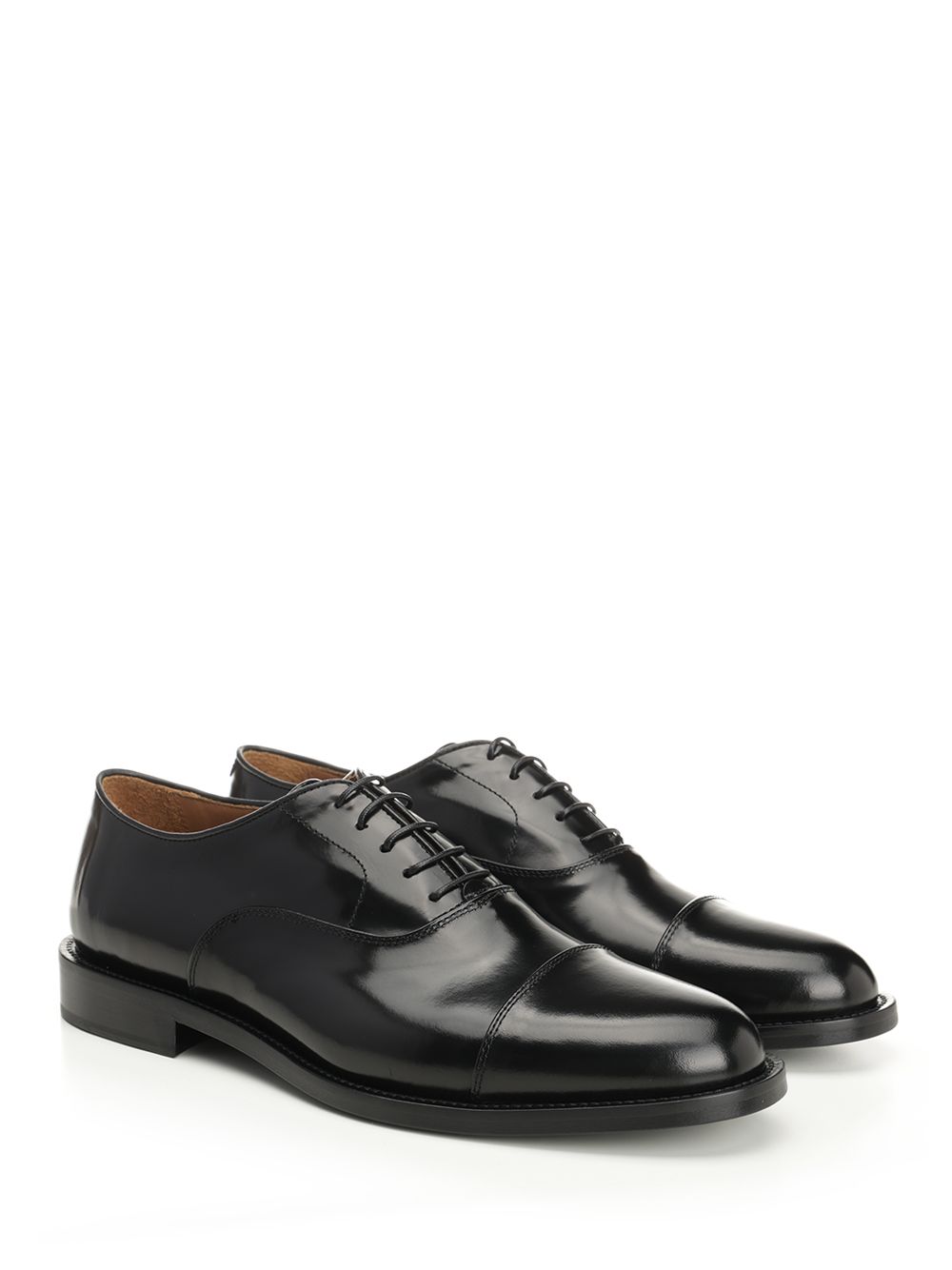 Corvari Black Leather Oxford Shoe Loafers - Black | b95ef664ac6c5f0f266e9f48e4e177c799884a83