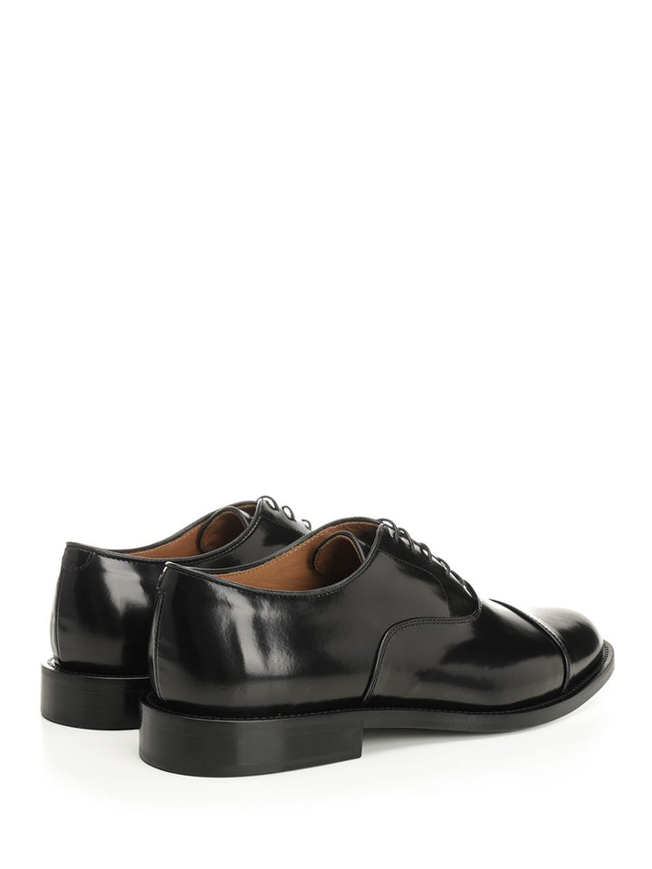 Corvari Black Leather Oxford Shoe Loafers - Black | 467a94f4ac39c16773317f40b441e648d3926647