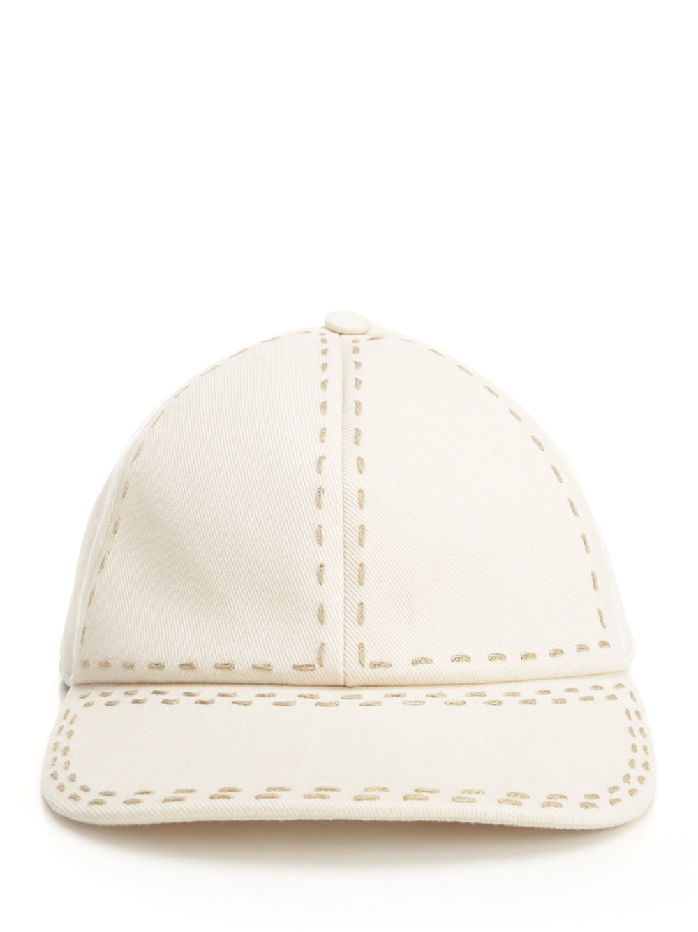 Fendi Cotton Hat Hats - Beige | e539b968940404bbc83afdb5d2da58e693e4ba1e