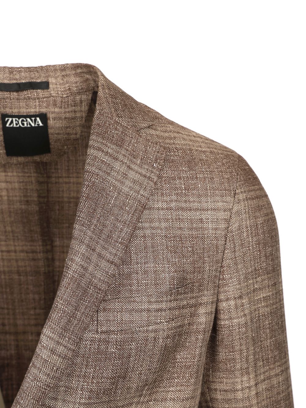 Ermenegildo Zegna Linen And Wool Jacket Jackets - Brown | ece4de36bb72b0c56d9e9db1ae2dc9c31b14032d