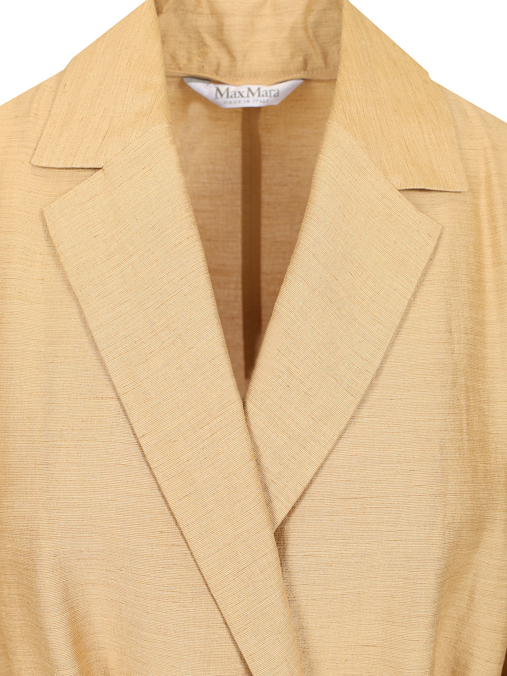 Max Mara Linen And Silk Canvas Overcoat Dresses - Gold | 1c890a0cfacb7a097ff198a89eeac2545a30a39d