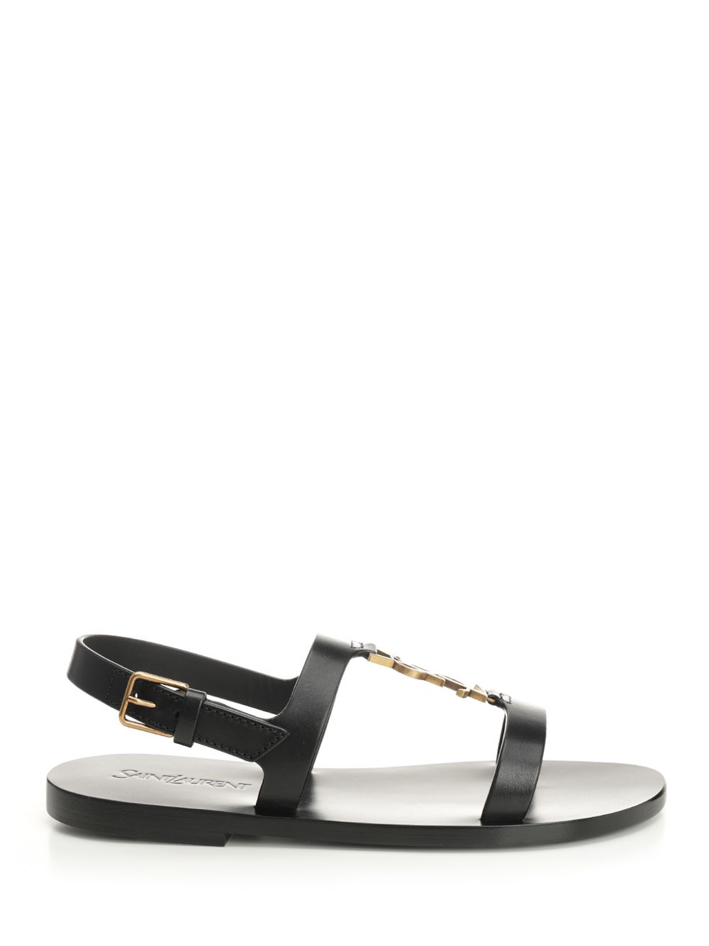 Saint Laurent Cassandra Sandals - Black | 7f3422109dfa15487260254530f0b0e07138a1f3