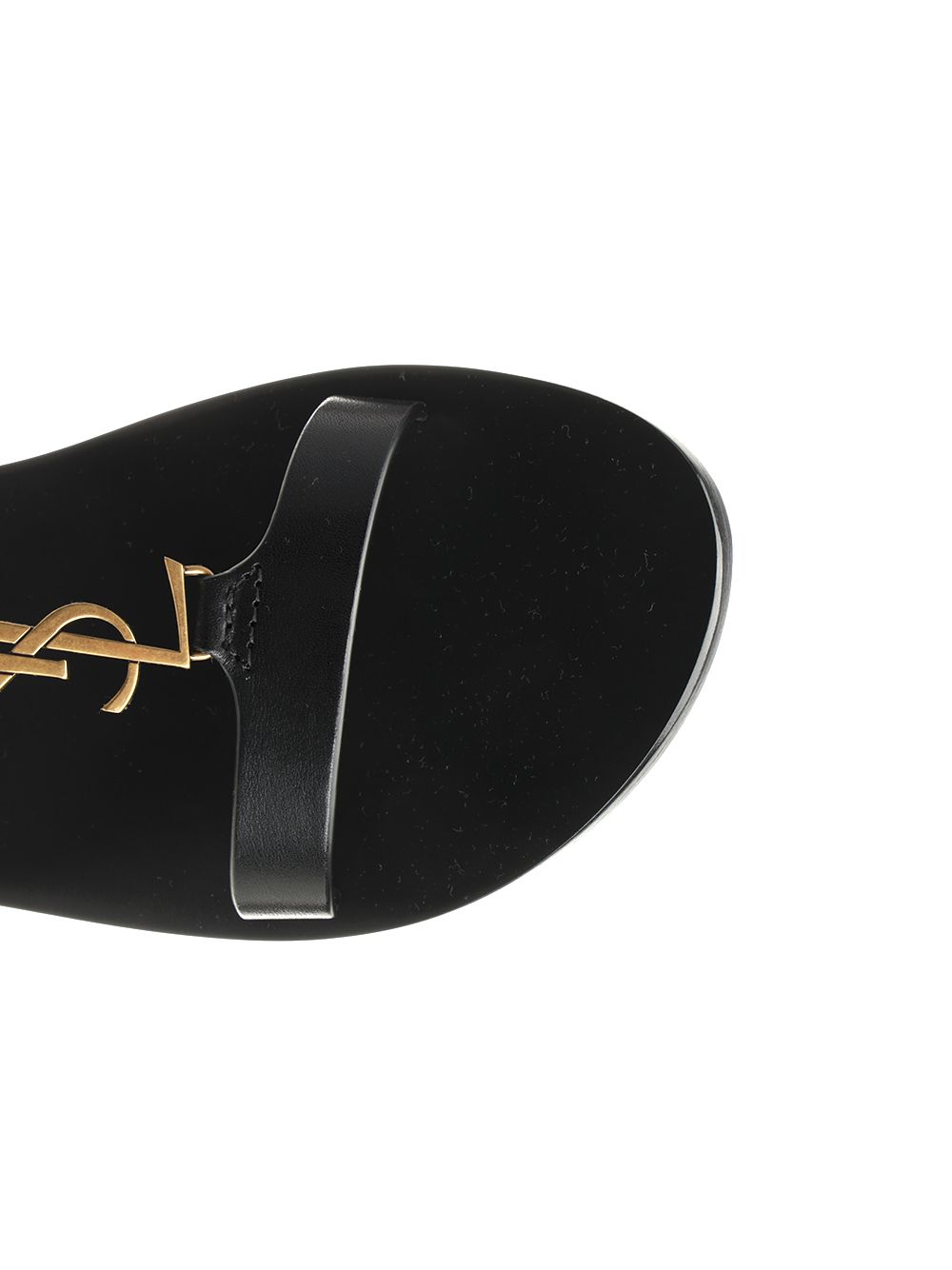 Saint Laurent Cassandra Sandals - Black | b44ecb827d1c23bfc349257a3280bbca4530375c