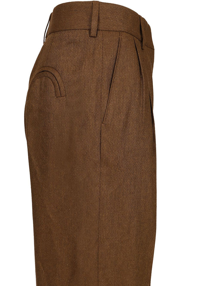 Blazé Milano Renard Fox Trousers - Brown | 2142470d2238a536aff0d9d0c45a7a69f6cb4139