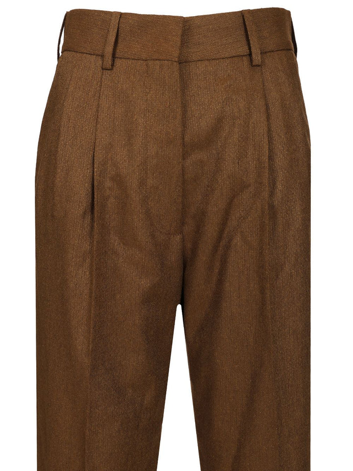 Blazé Milano Renard Fox Trousers - Brown | b8e87e3aff0b1cb7f5a71f580f5eafa1495ed8af