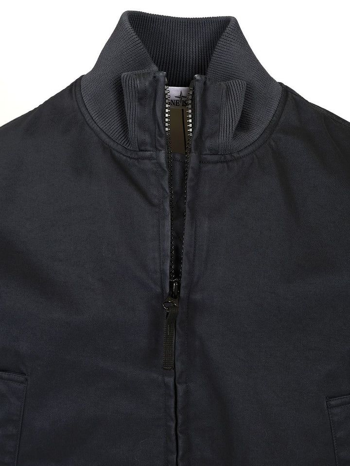 Stone Island Bomber Jacket Jackets - Blue | 6145332bfc354307570ddeb4110b9800a775e83d