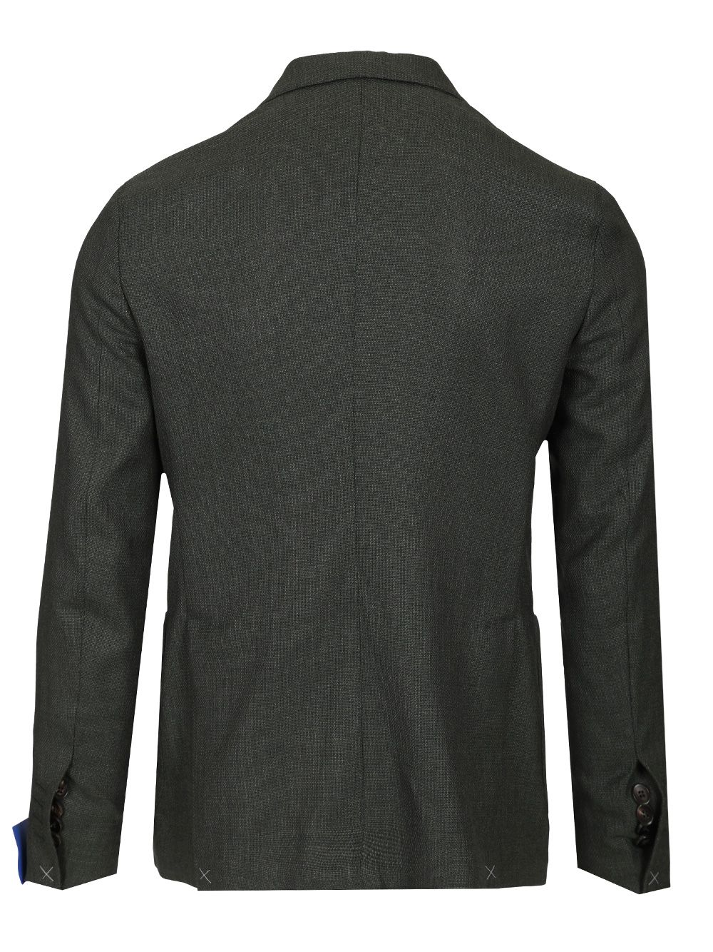 Guarinucci Double-Breasted Wool Blazer Jackets - Green | 26dc7fcb173be53836d82872f12b5ed3281e374f