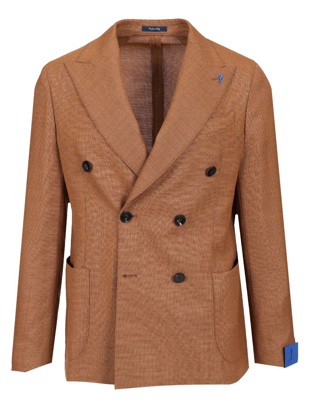 Guarinucci Double-Breasted Wool Blazer Jackets - Beige | a086c2a21b0897793ea2463d8f1795215291c4b8
