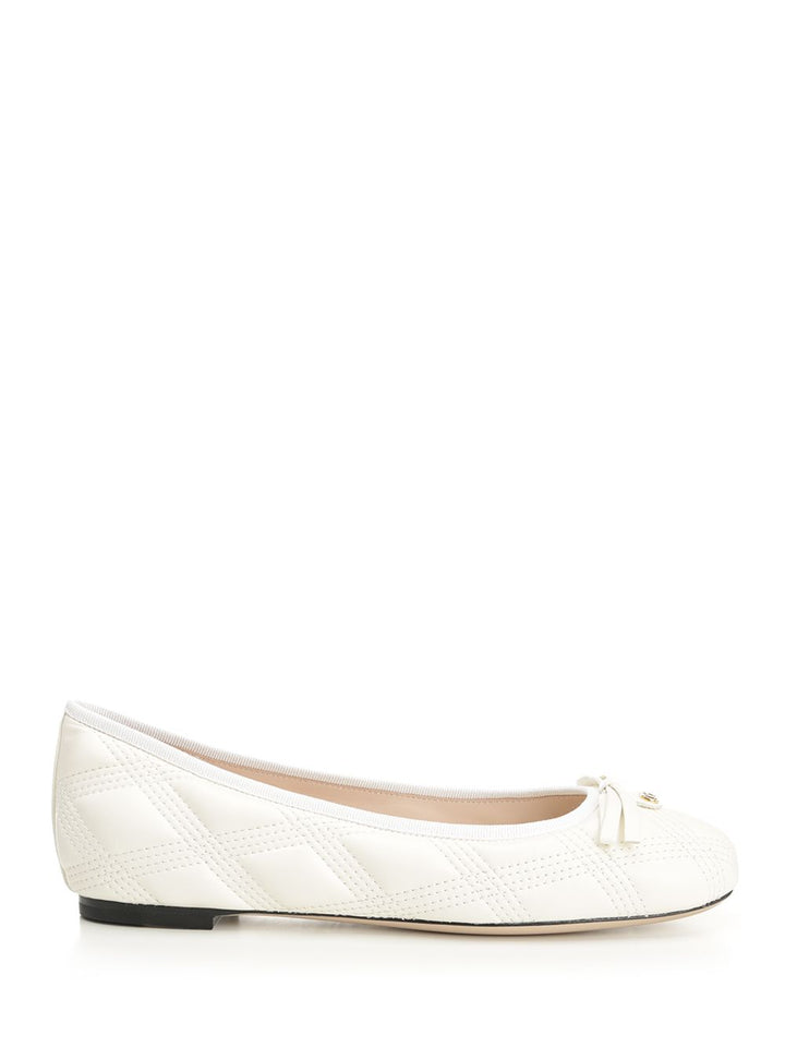 Valentino Garavani Nappa Leather Ballerinas Scarpe basse - White | a091776bb8f89c2eb486d53b51cf1d65339bbab8