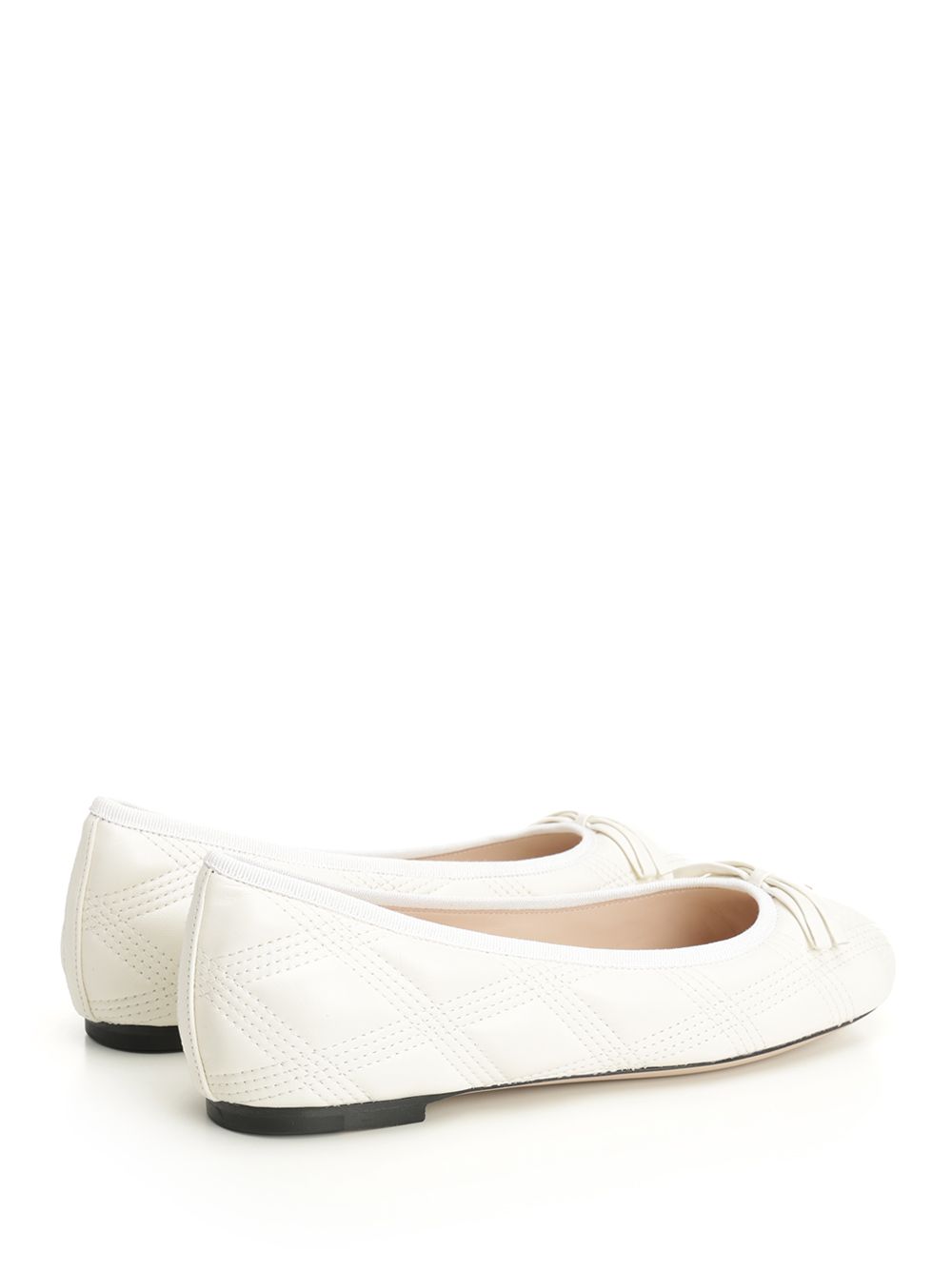 Valentino Garavani Nappa Leather Ballerinas Scarpe basse - White | 23e001dbf0eac475452dee723d83502b9817aad2