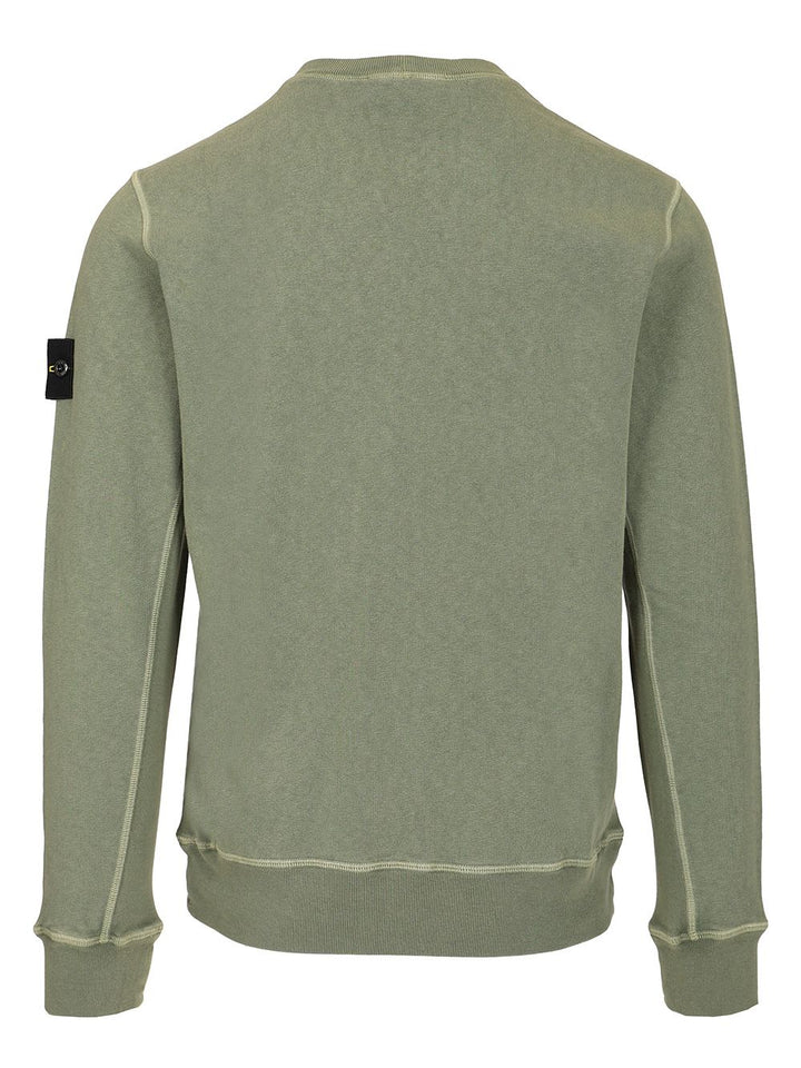 Stone Island Crewneck Sweatshirt Sweatshirts - Green | 51640624349787f263afd1732507df257cafe62c