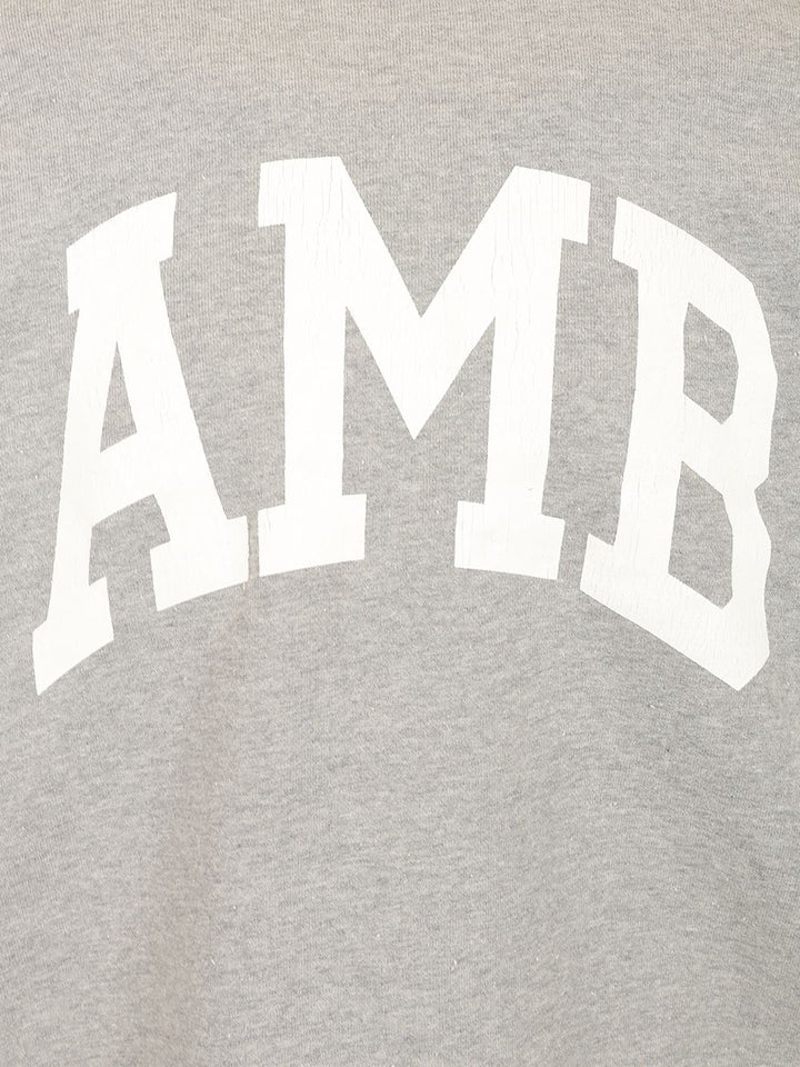 Ambush Crewneck Cotton Sweatshirt Sweatshirts - Grey | 0643e111ef9ce3d46b8f8b1dcd6f227278ce3218
