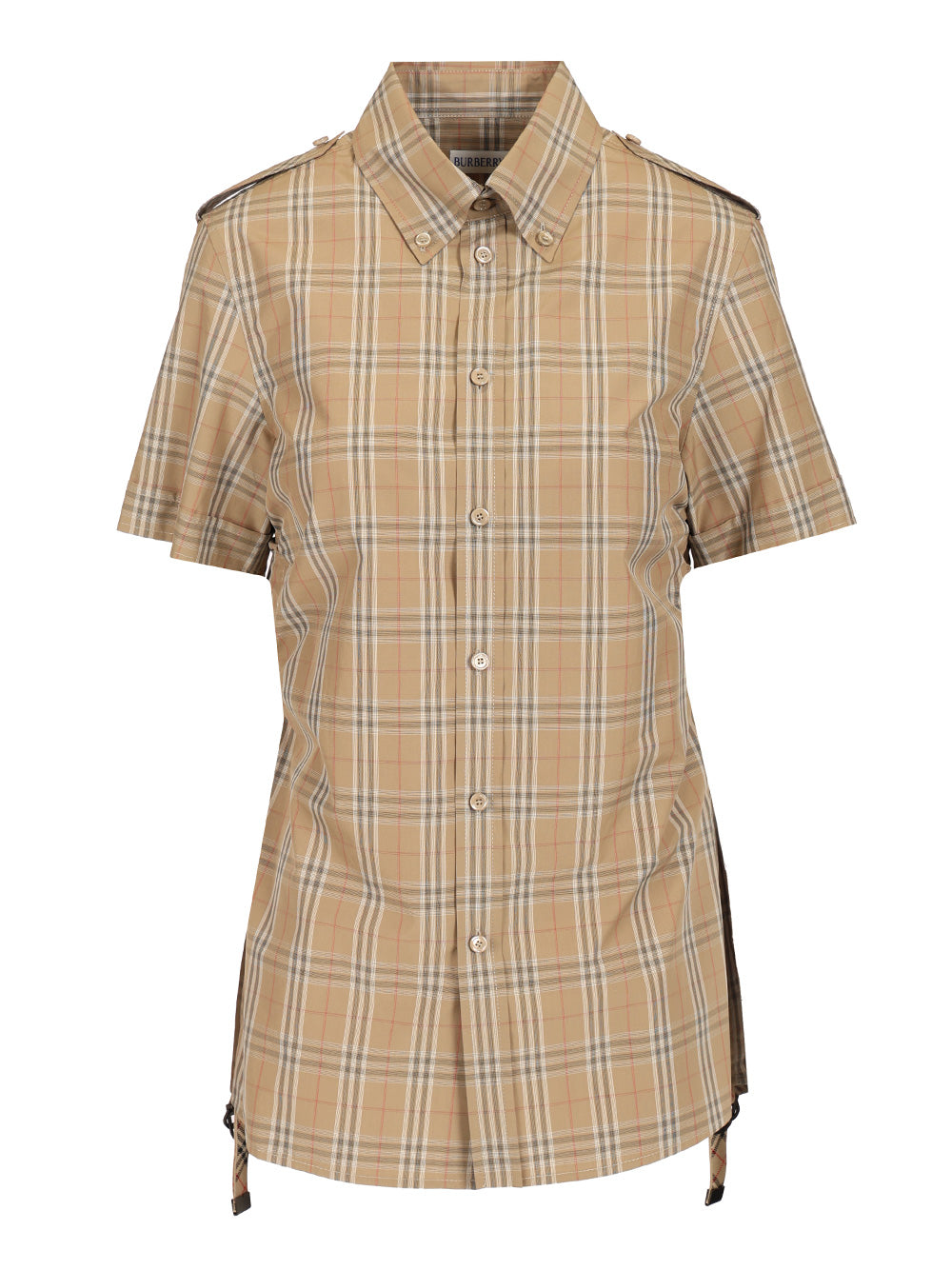 Burberry Check Patterned Shirt Shirts - Beige | ff118d4c4fddb07c23e7a316d34947e44f480817