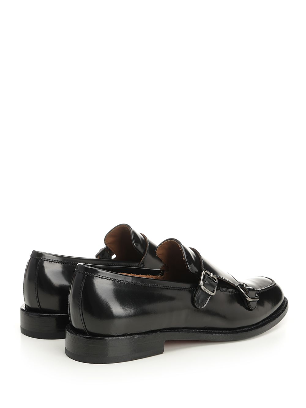 Corvari Double Buckle Moccasin Loafers - Black | 90ea514cff232e74685f9c11ee8c712ab62c7cc0
