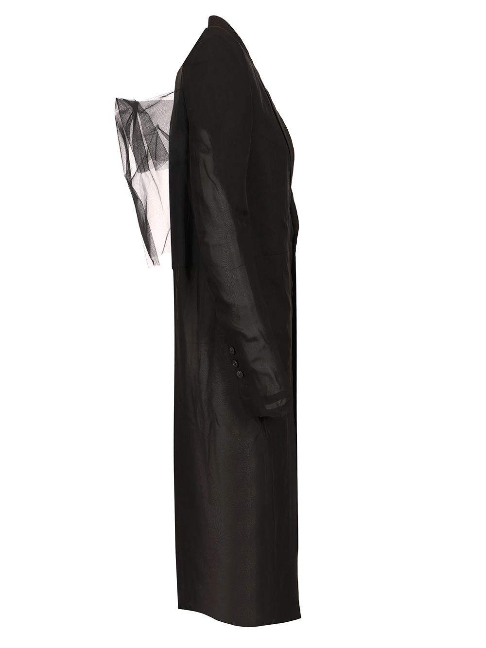 Rick Owens Fogpocket Neue Coats - Black | 749e82242a4f3223b43be158802fdfe133aad162