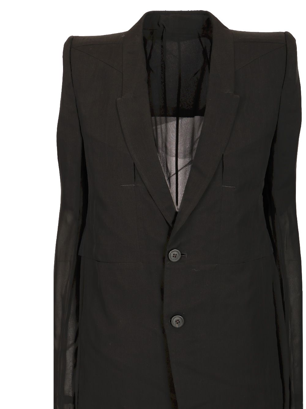 Rick Owens Fogpocket Neue Coats - Black | 2559e305fb30fc9419aa6ff325089fd5415d6083