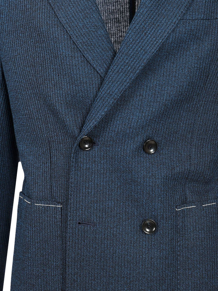 Al Duca D'Aosta Double-Breasted Jacket Jackets - Blue | 5f22af22ef3aefc2800c196ba63a36db5f99e379