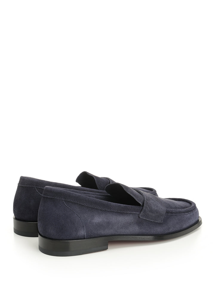 Corvari Suede Moccasin Scarpe basse - Blue | 5424bf1ab5cad3000fd2cb622d8504ecc6160316