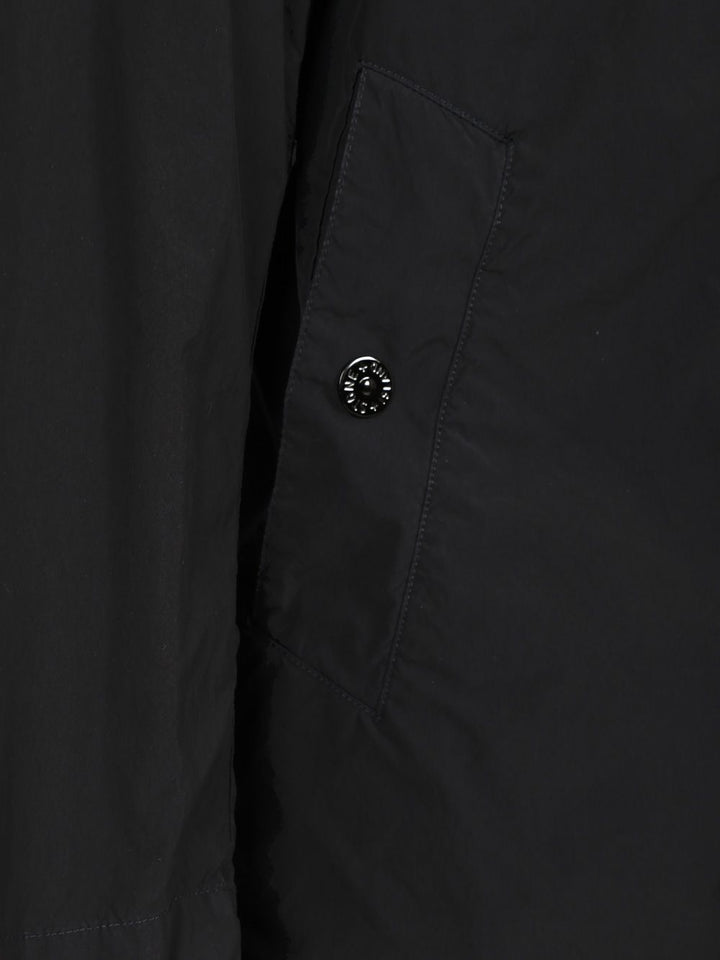 Stone Island Short Nylon Trench Coat Jackets - Blue | f02476e73dfad8e46e8ca9b2ab9e6937f2e3851a