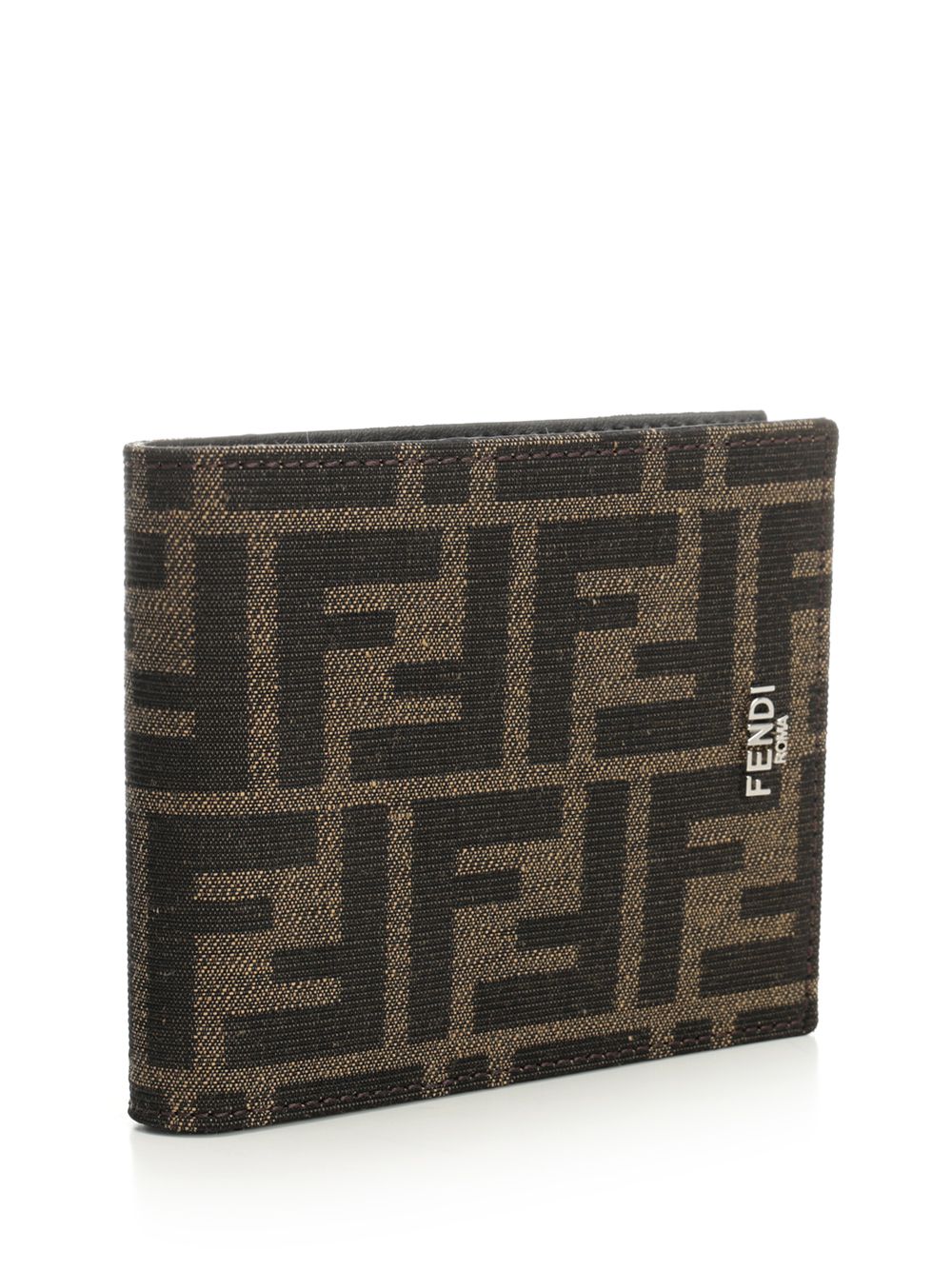 Fendi Fendi Diagonal Wallet Wallets - Brown | c24192fdfcf0d39acbe082e4fece30e3fbd05d85