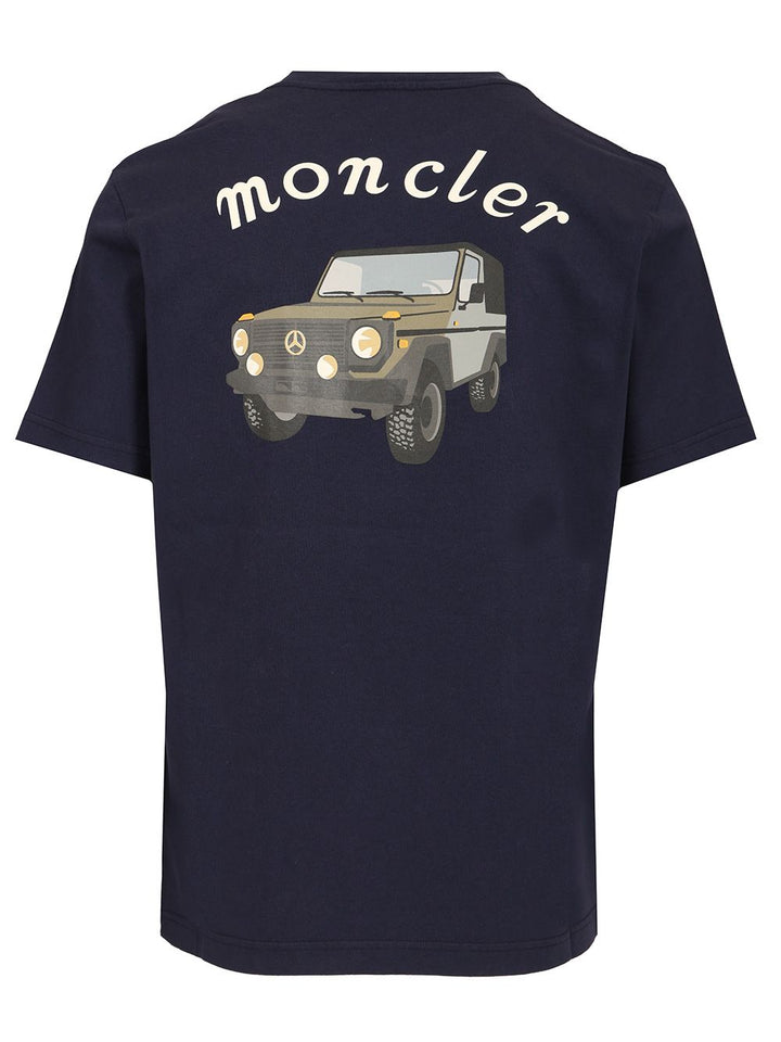 Moncler Genius Moncler X Mercedes-Benz  By Nigo T-Shirt - Blue | d298254b53ad4bdead58914908c5355145f2dde2