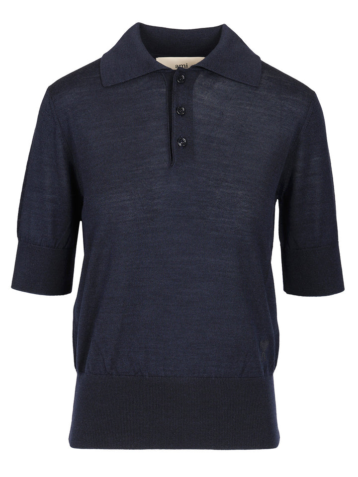 Ami Ami De Coeur Polo shirt - Blue | 41240cdf34ec918affb91c7af1fd0aee14412457