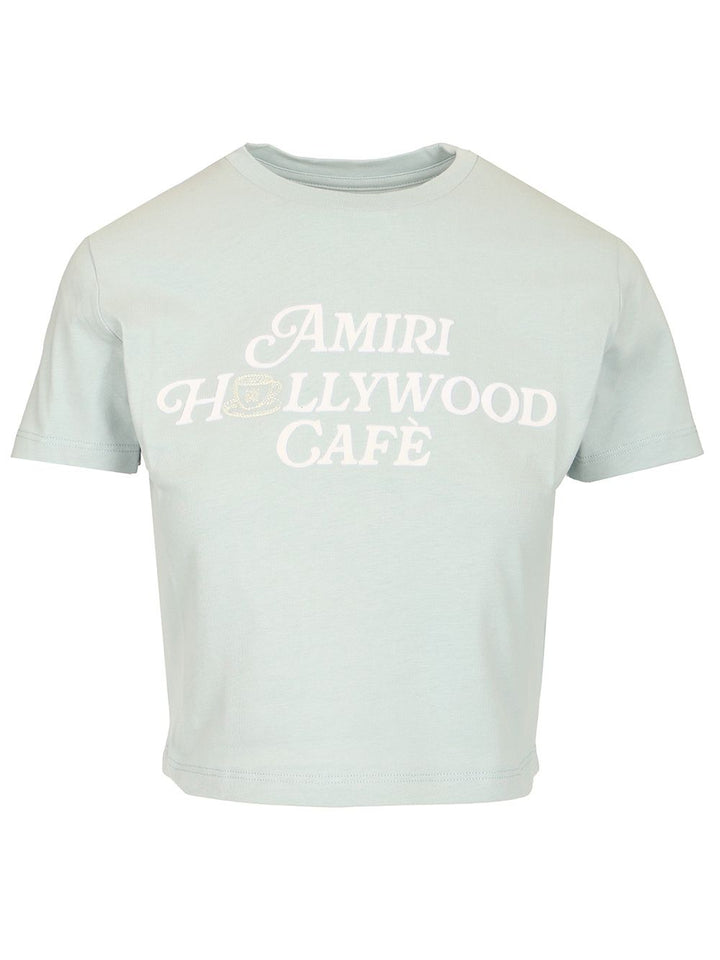 Amiri Hollywood Cafè T-Shirt - Green | ff42bdbebf28d7ee9d97e4f5b0163e62c87b9985