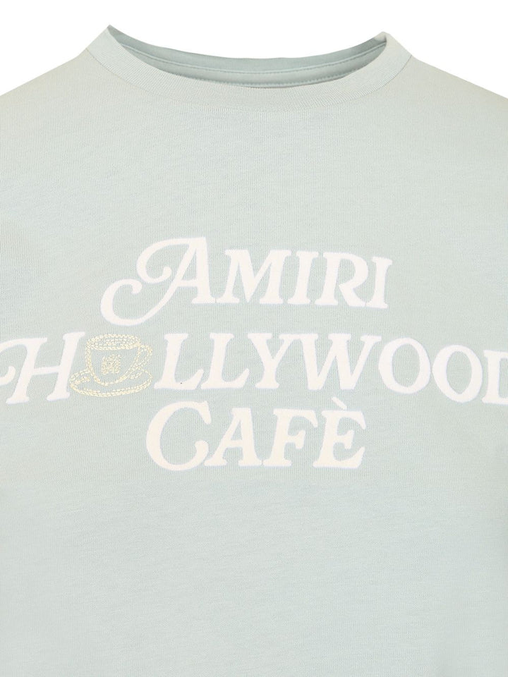 Amiri Hollywood Cafè T-Shirt - Green | 259180b636ac6fe66f4abe2e7c081bd42f899594