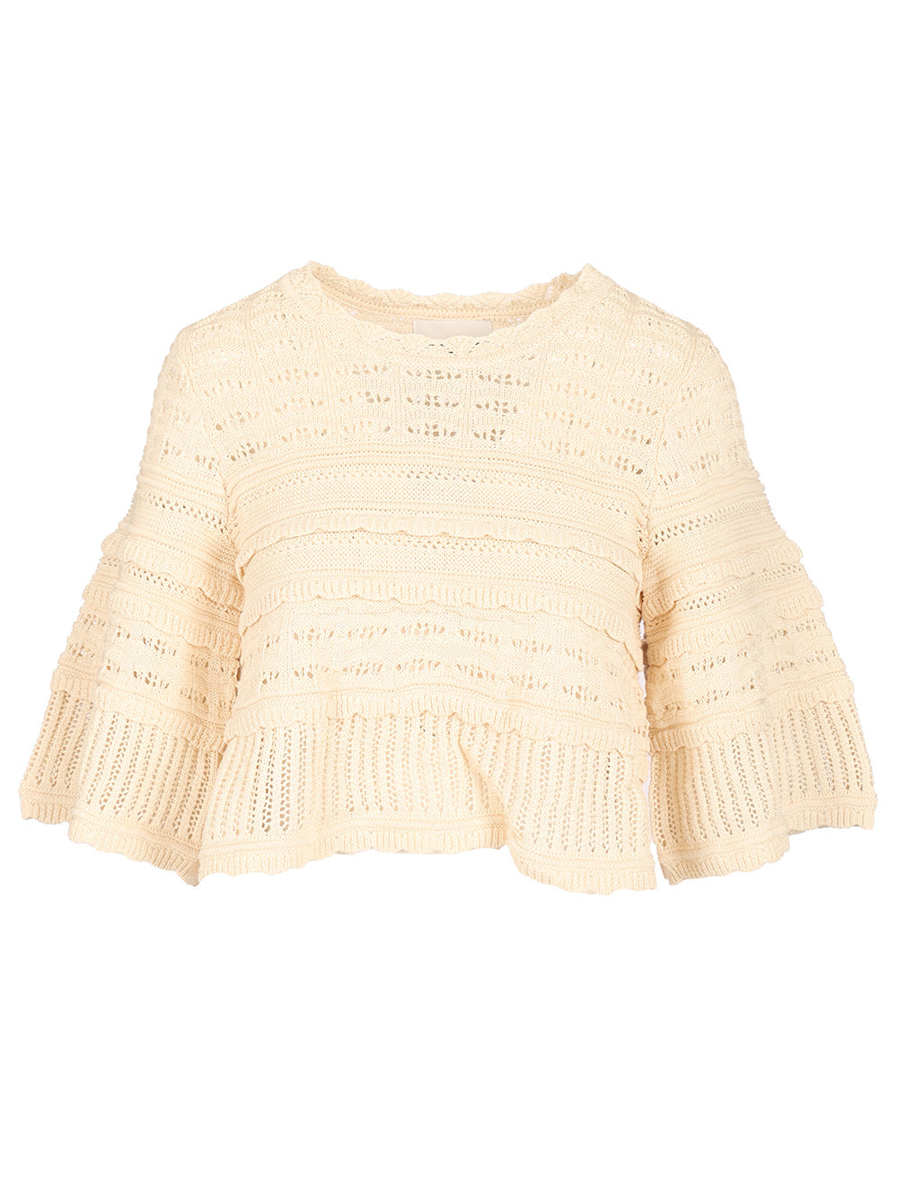 Marant Etoile Azelia Tops - Beige | f8c22f85a3c6f696097556145c4f54325d3a43e5