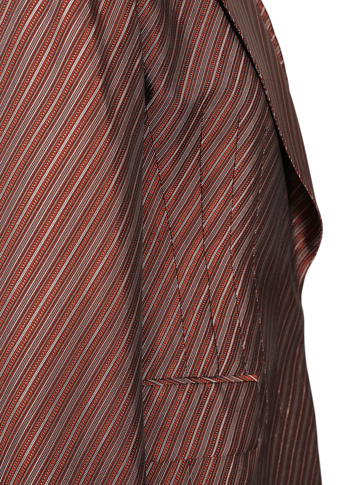 Dries Van Noten Fitted Blazer Jackets - Bordeaux | 7f37f6bd70f7f7ef6313a1a3c43bc1199d5bc900