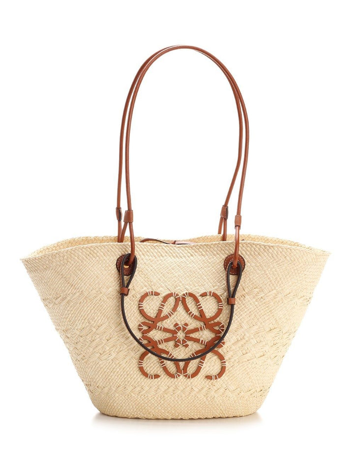 Loewe Anagram Basket Handbags - Beige | 2352bd09f4285bb815cb156f86d77ff58a6ab1e0