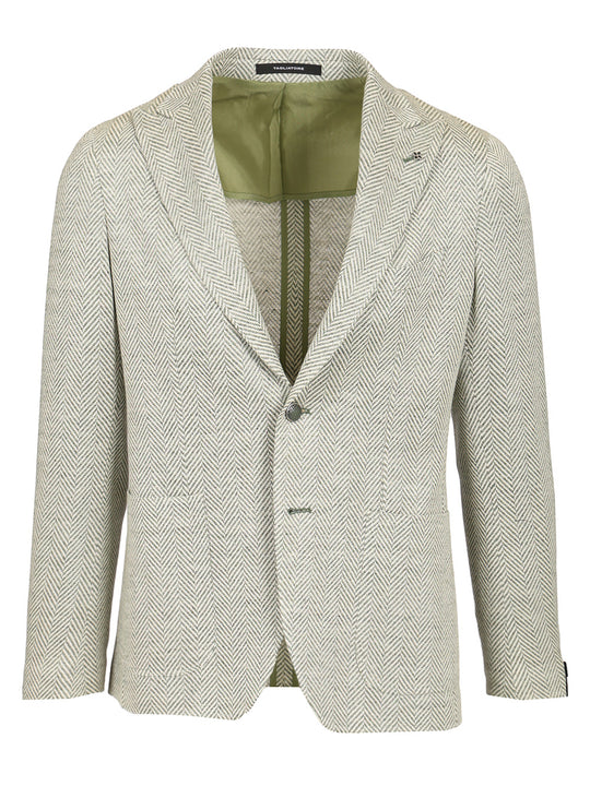 Montecarlo Jersey Resca Lancia Lino Cotone Jackets Green