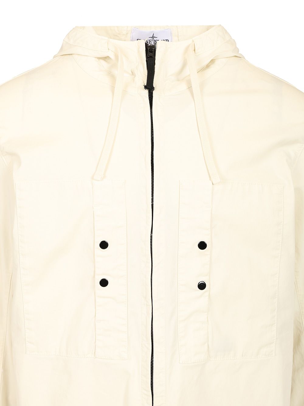 Stone Island Short Parka Jackets - White | 032b4e7b82e4b4eed23e9a33a90ca8f426c92fae