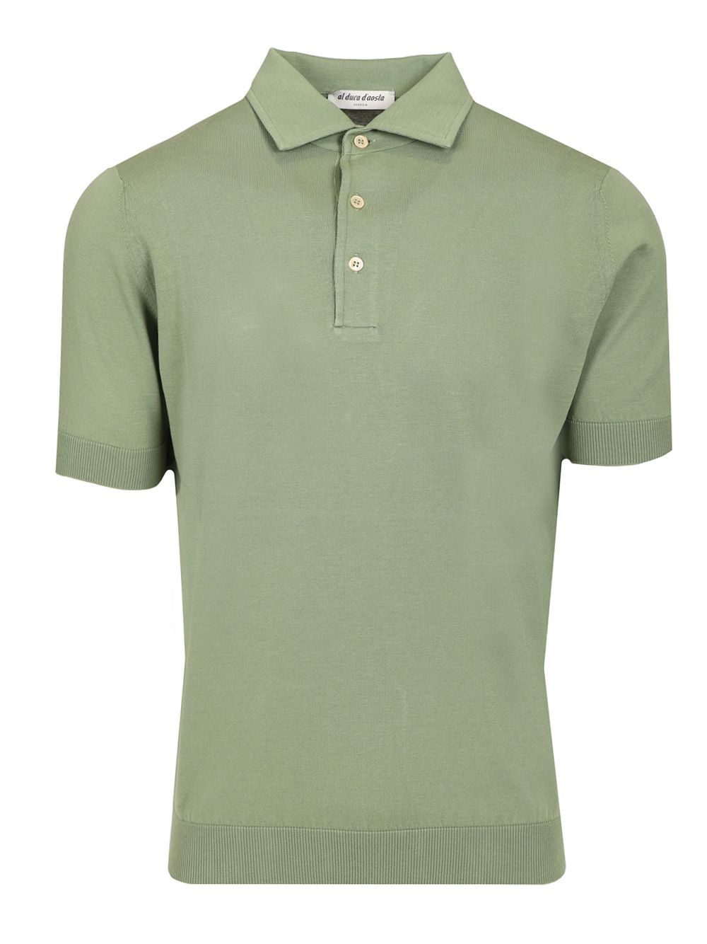 Al Duca D'Aosta Cotton Polo Knitwear - Green | 2d7bf8cceb3a48b0a033e22da37c8f8d057ef0f3