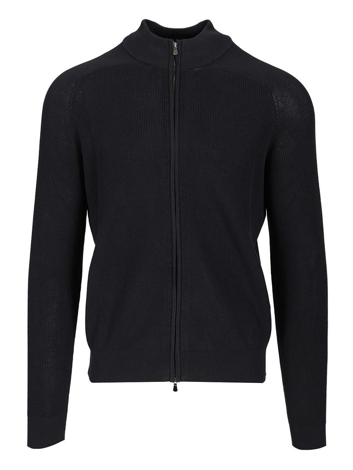 Al Duca D'Aosta Cotton Cardigan Knitwear - Blue | d239e772ed263d995df6b3c87ffd22304887111d