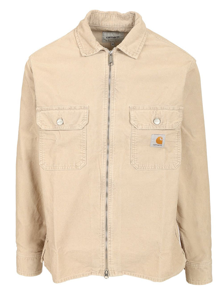 Carhartt Wip Reynold Shirts - Beige | f392b3b107685f2bae3d00fb258d5663fa1f7259