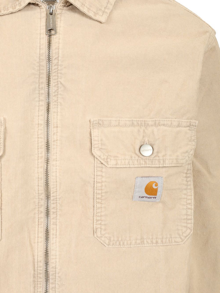 Carhartt Wip Reynold Shirts - Beige | bda02f83baa3afd9fcbb3ea75f99a7cce17c0996