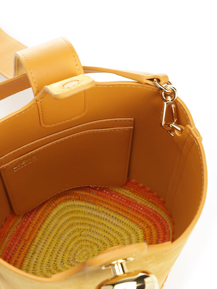 Loewe Bucket Bag Pebble Mini Handbags - Yellow | ba790b1bff83073ac438b155f88482a69ffefd60