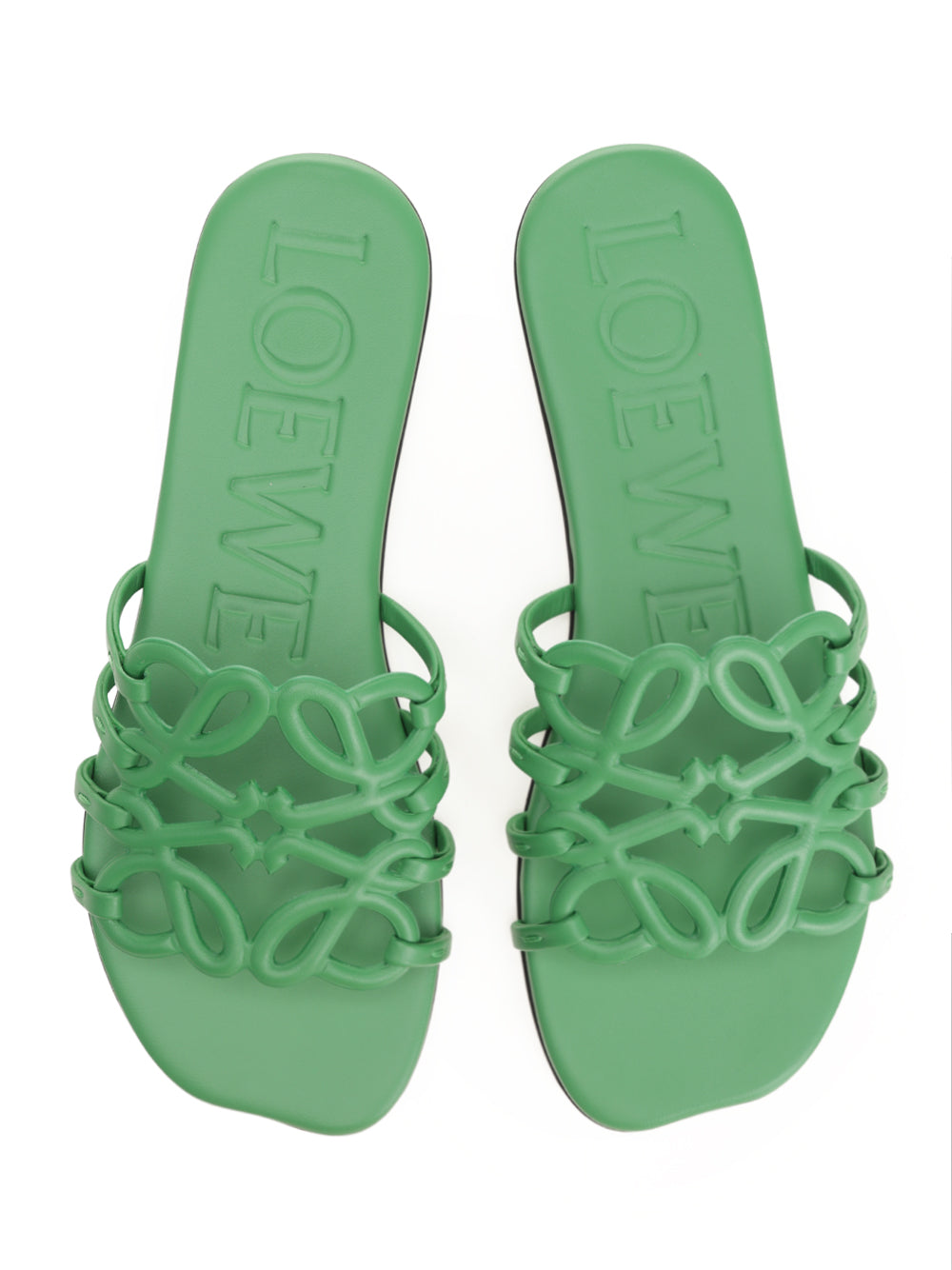 Loewe Petal Sandals - Green | a041b2b461faac01520b707a668f1afd2a2093d7