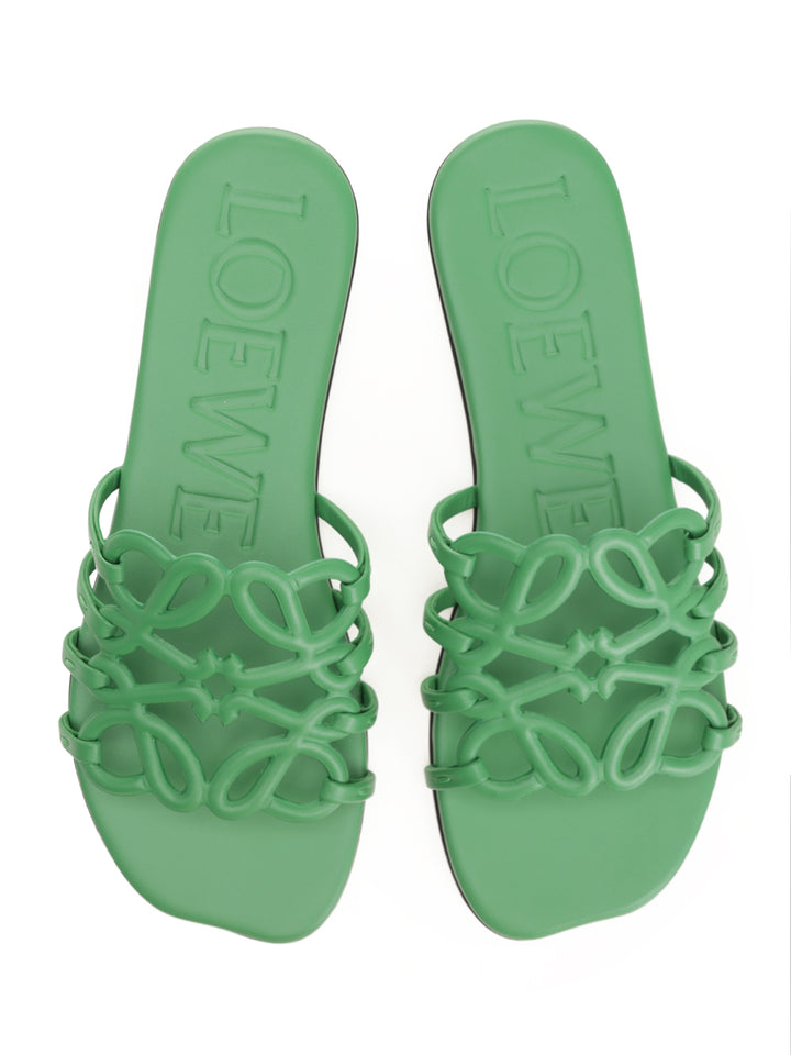 Loewe Petal Sandals - Green | a041b2b461faac01520b707a668f1afd2a2093d7