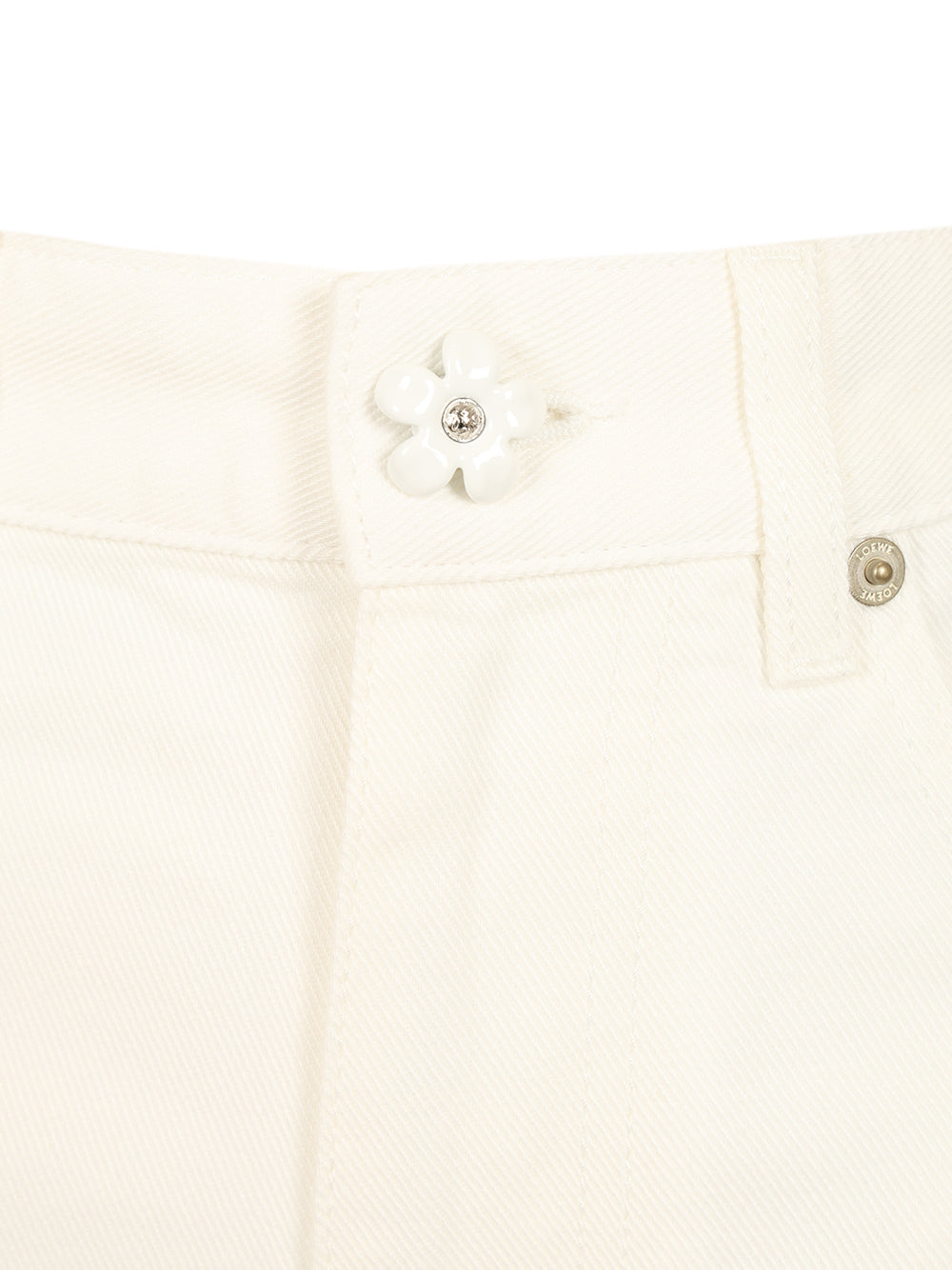 Loewe Barrel Trousers Jeans - White | 6add98a448365868db9a50a622f9c8288ff0b218