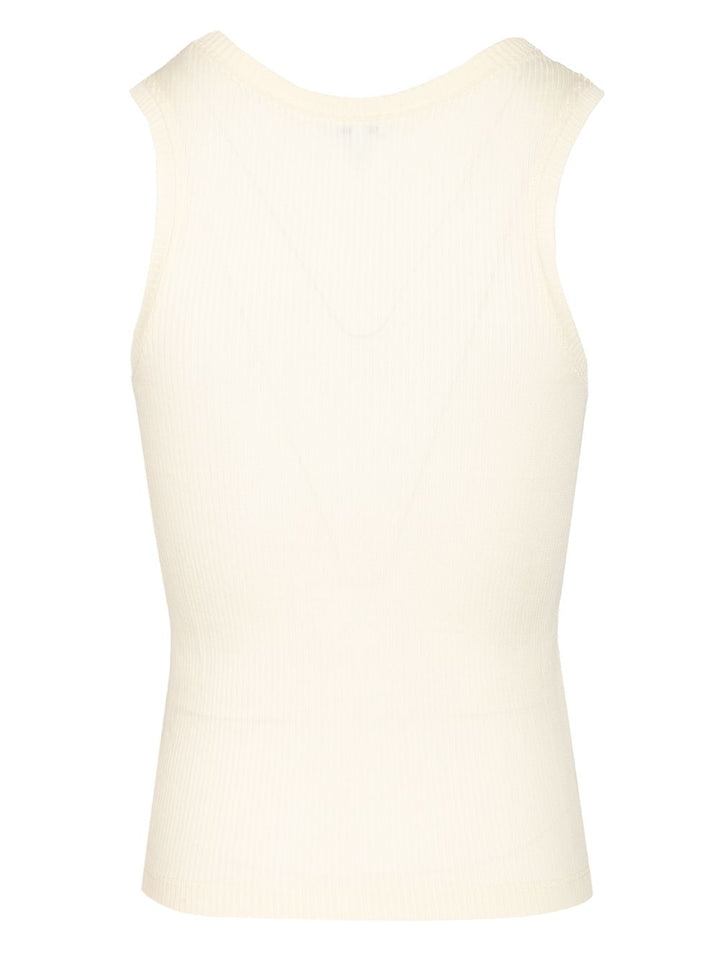 Loewe Anagram Tank Top Tops - White | c465fcfc3ee500938197acbcfdc8c1444e9cf15e